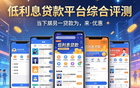 低利息贷款哪个平台好
