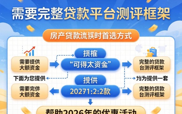 抵押房产贷款流程怎么办理